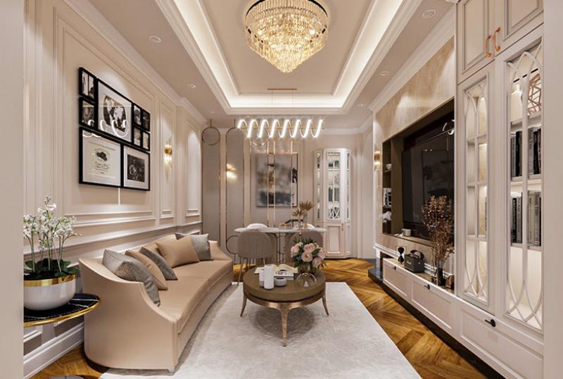 phong cách thiết kế nội thất tân cổ điển