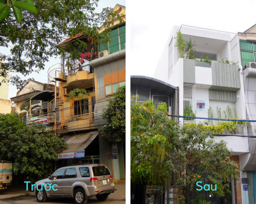 Sửa nhà 2 tầng thành 3 tầng