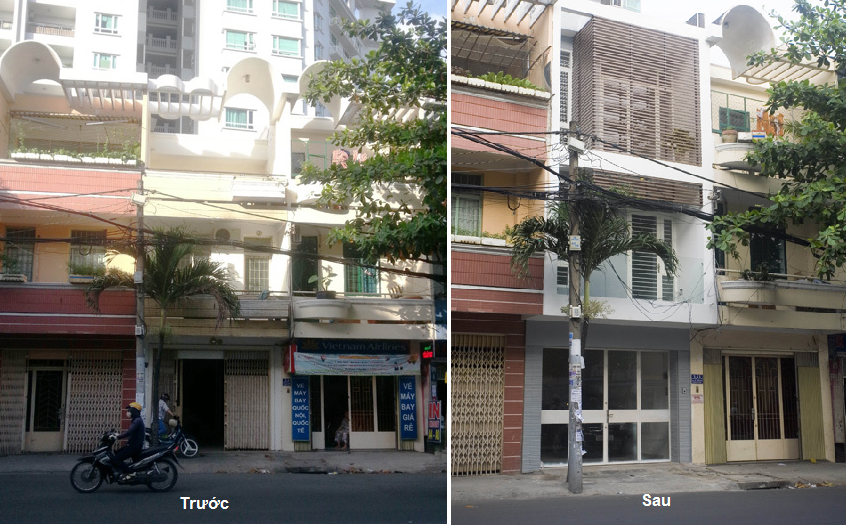 Sửa nhà 2 tầng thành 3 tầng